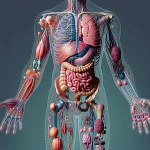 360-Degree View of the Human Body Anatomy | AI Art Generator | Easy ...