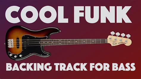 Smooth Funky Disco Backing Track For Bass Youtube