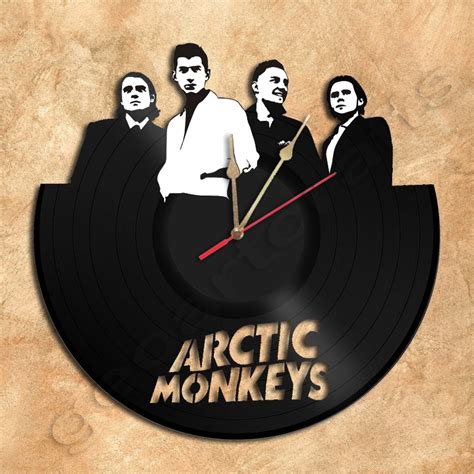 Arctic Monkeys Wall Clock Free Shipping By Vinylrecordclocks