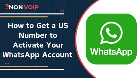 How To Get A US Number To Activate Your WhatsApp Account YouTube