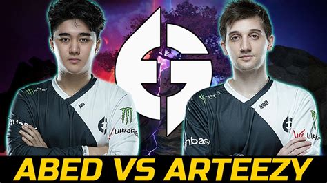 Eg Carries Battle Abed Vs Arteezy Dota Youtube