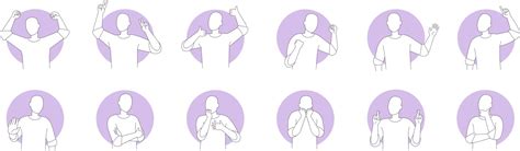 Body Language Concept Icon Royalty Free Vector Image