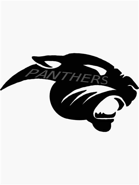 Pickerington Panther Head Sticker By Abarth75 Redbubble