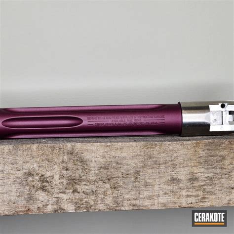 Ruger Mk Iv Fluted Barrel Black Cherry Cerakote