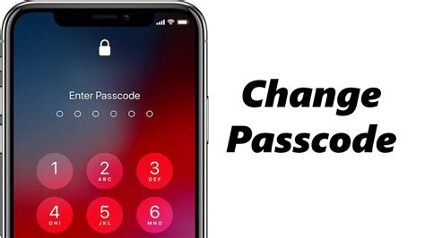 How To Change The Passcode On Iphone Youtube