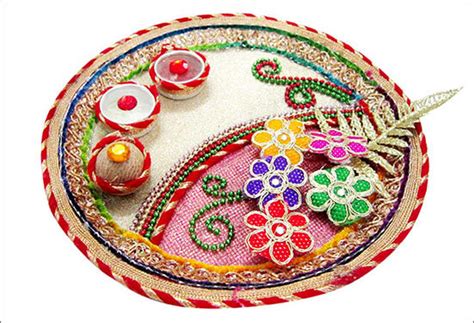 15 Best Ways To Decorate Thali For Rakhi At Rakshabandhan K4 Craft