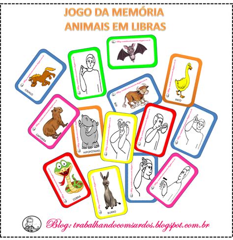 Jogo Da Memoria Libras BRAINCP