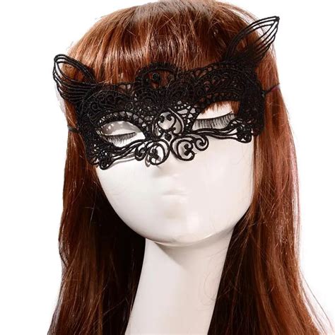 1PCS Hot Sale Black Sexy Lady Lace Mask Eye Mask For Masquerade Party