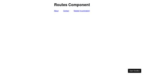 Framer Motion Nested Routes React Router Forked Codesandbox