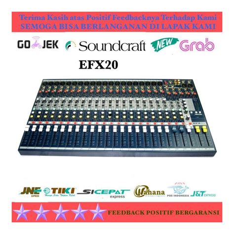 MIXING Mixer Soundcraft Efx 20 Lazada Indonesia