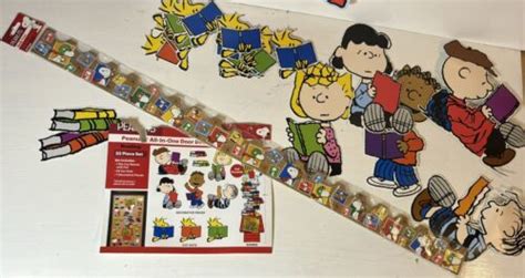 Snoopy Peanuts Bulletin Board Border And Banner Class Decorations