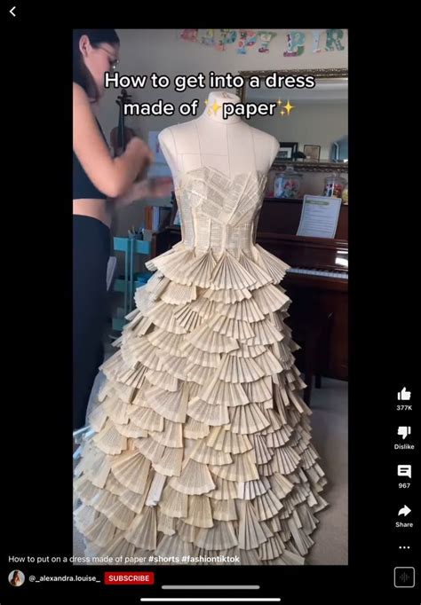 CONST Dress In 2024 Paper Dress Art Art Dress Dress