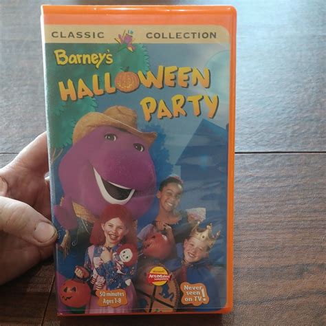 Barneys Halloween Party VHS Video Tape Clamshell Classic Collection