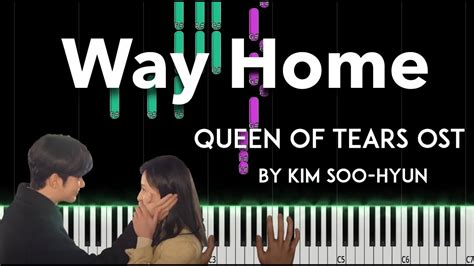 청혼 Way Home By Kim Soo Hyun Queen Of Tears Ost Piano Cover Sheet Music Lyrics Youtube