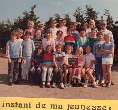 Photo De Classe CM1 CM2 1986 1987 De 1987 Ecole De La Poste Velaine