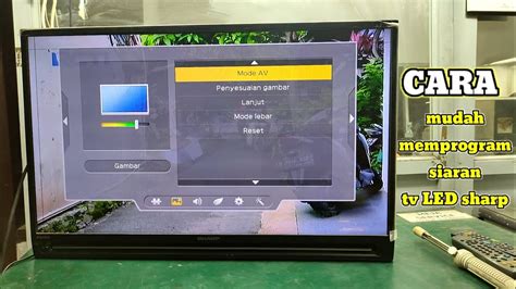 Cara Memprogram Tv Led Sharp Youtube