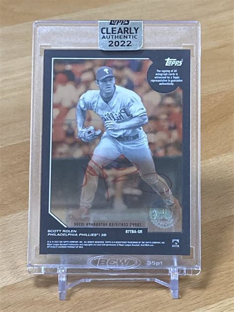 Yahoo オークション ラストNo 2022 Topps clearlySCOTT ROLEN