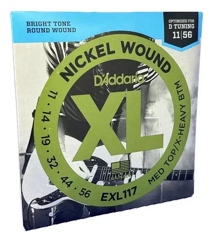 D Addario Guitarra Nickel Wound Exl H Brida Med Top