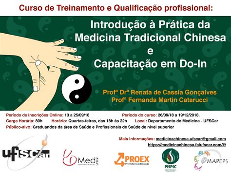 Curso Introdução à Prática Da Medicina Tradicional Chinesa E