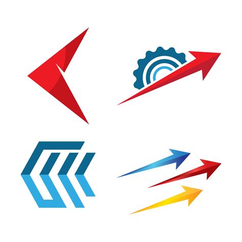 Arrow logo images set 2082548 Vector Art at Vecteezy