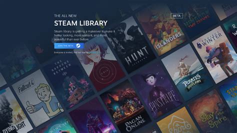 Steam S New Library Is Now Available For Testing