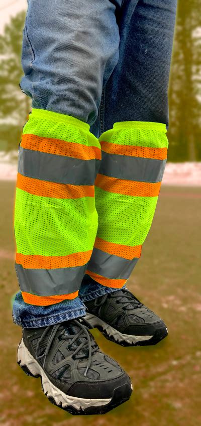 Hi Vis Leg Gaiters Pants Ahlborn Equipment Inc