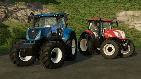 Série New Holland T7 V1400 Fs25 Mod Farming Simulator 22 Mod