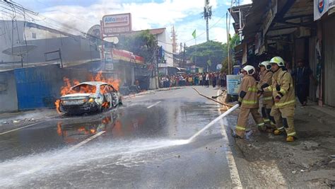 Mobil Bawa Tabung Gas Meledak Dan Terbakar Di Cakung Pengemudi Kabur