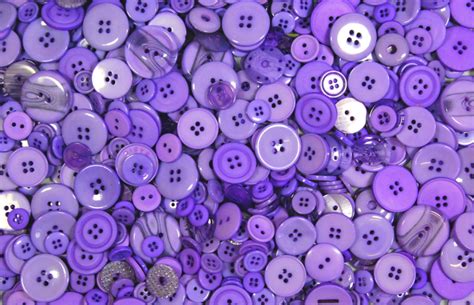 Pack Of G Lavender Buttons Mixed Sizes For Sewing And Crafting