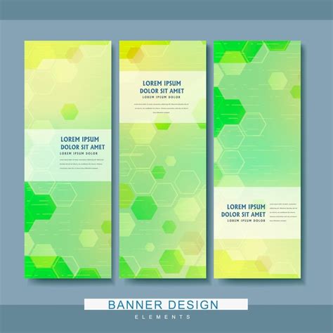 Premium Vector Trendy Banner Template Design