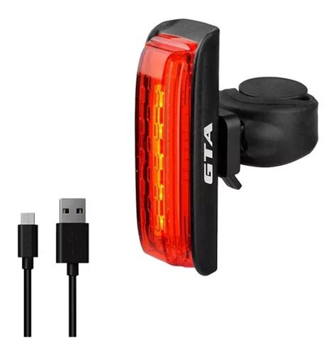 Luz Trasera Para Bicicleta Baliza Luz LED Recargable MercadoLibre