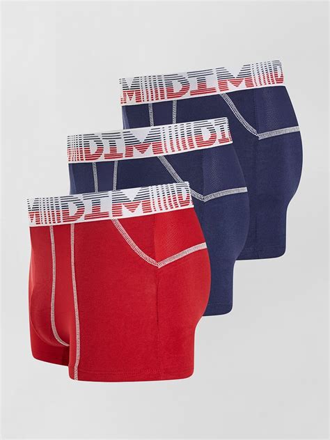 Lot De 3 Boxers 3D FLEX AIR KARABATIC DIM Bleu Kiabi 26 00