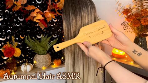 Asmr Relaxing Hair Brushing Hair Play Combing The Under Layers Of