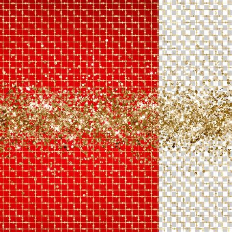 Sobreposições de padrão dourado brilho de papel digital brilho