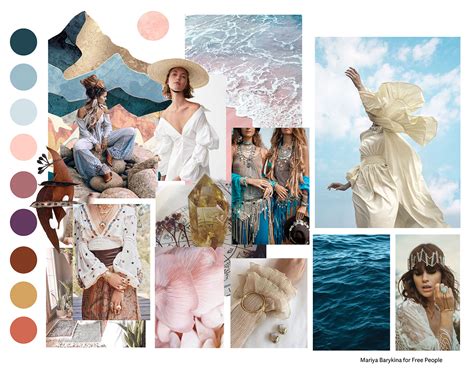 Mood Board For Free People On Behance