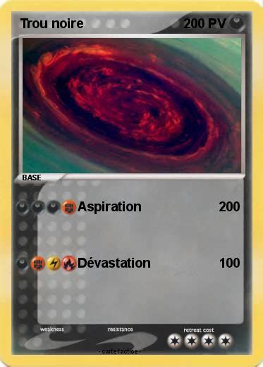 Pokémon Trou Noire 9 9 Aspiration Ma Carte Pokémon