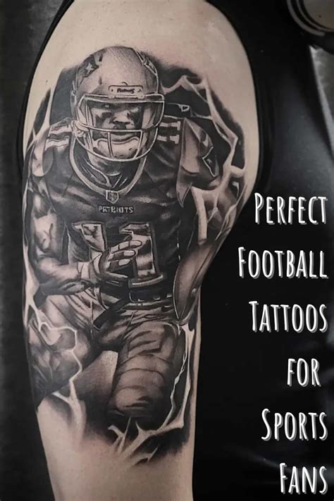 37 Football Tattoos For American Sports Fans - Tattoo Glee