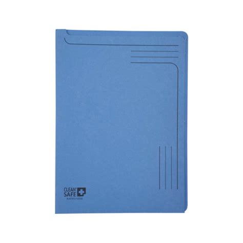 Carpeta Dossier U Ero Exacompta Clean Safe Cartulina Gr Din A Azul