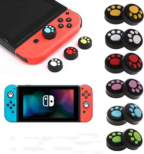 Amazon 4 Pcs Silicone Thumb Grips Cover Stick Joystick Thumbstick