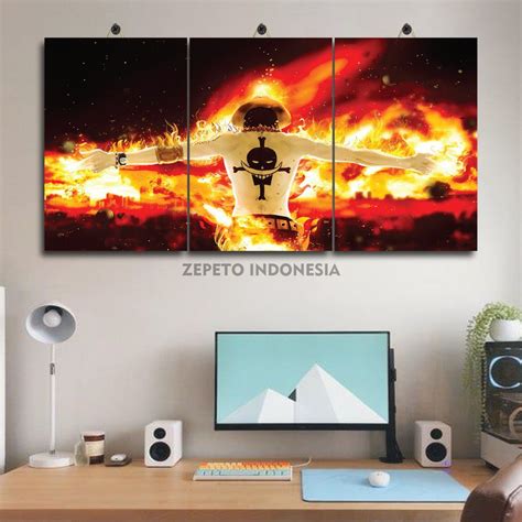 jual   dekorasi kamar cowok anime gambar  piece keren
