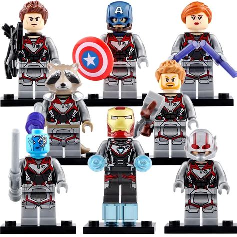 Playmobil Super Heroes Marvel Figures Thanos Captain America Hulk Iron