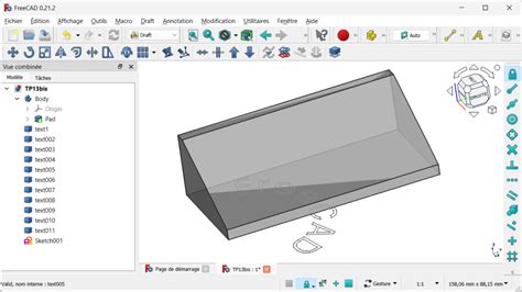 Importation dans FreeCAD Parcours guidé FreeCAD