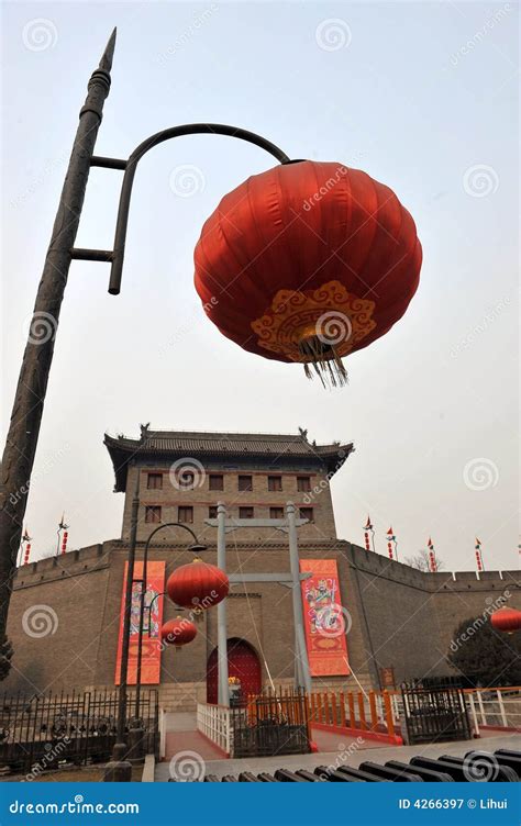 Xian(xi an) city wall stock image. Image of landscape - 4266397