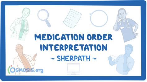 Medication Order Interpretation Video Causes Meaning Osmosis