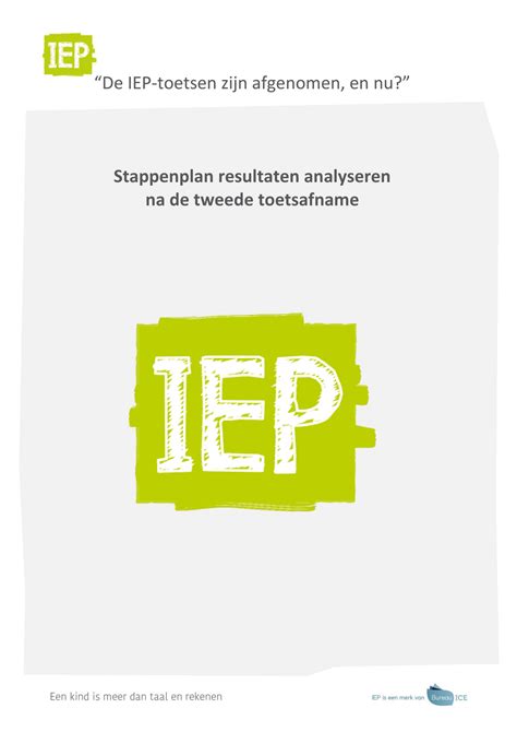 Bureau ICE IEP LVS Stappenplan Resultaten Analyseren Fase 3