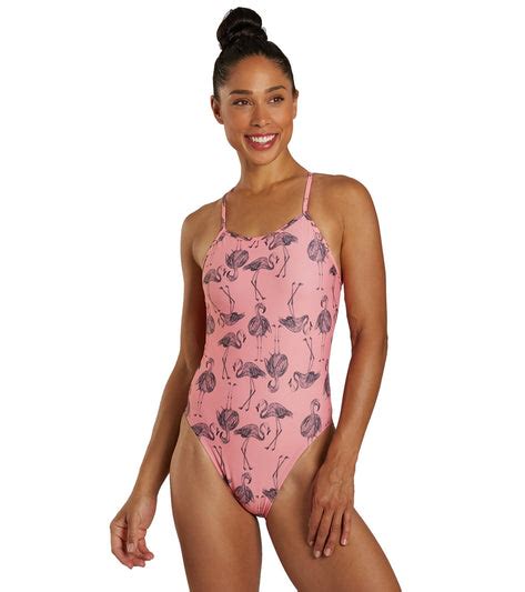 Jolyn Womens Jackson 4 Papaya Flammy One Piece Swimsuit At