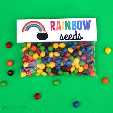 Rainbow Seeds Printable