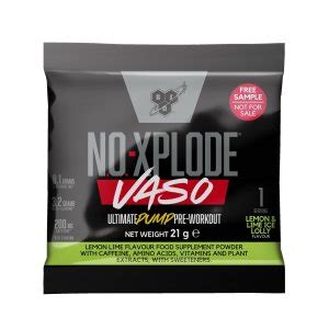 Bsn No Xplode Vaso Ultimate Pump Pre Workout Sample