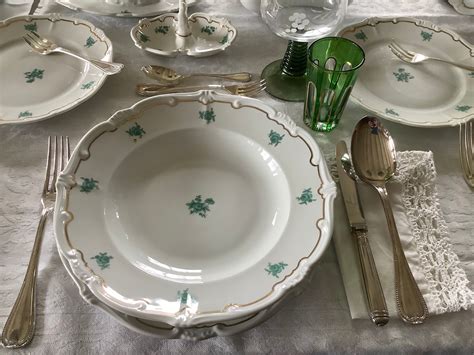 Weimar Porcelain Katharina Dinner Service 44 Items Wedding Etsy