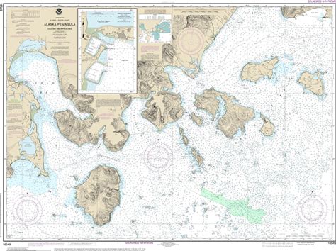 NOAA Nautical Chart 16549 (Cold Bay, Alaska Peninsula) - Nautical ...